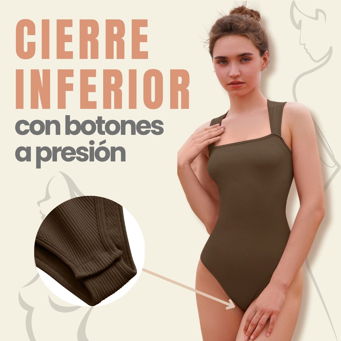 BodySuit control abdomen ( PACK 3 UNIDADES)