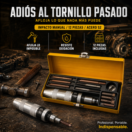 Destornillador de impacto manual
