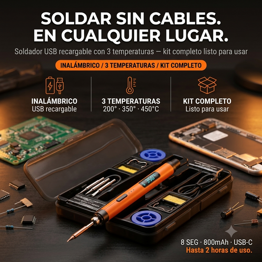 Kit de soldar portátil