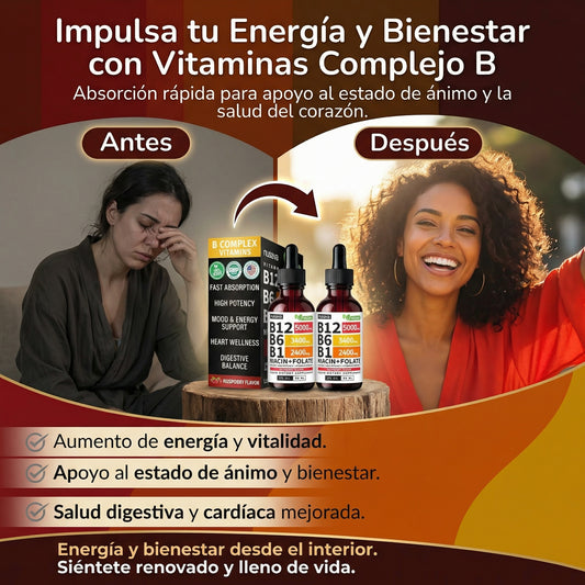 Gotas de Vitamina B12 - Paga 1 lleva 2